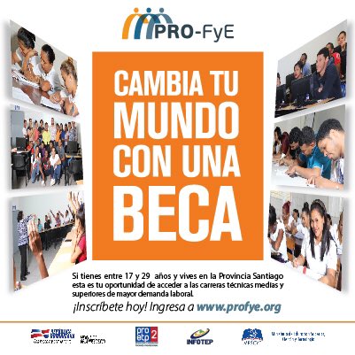 MinpreRD's tweet photo. Enfermería, Redes de datos, Artes culinarias, Mecánica industrial y automotriz, Electrónica, prepárate en estas y otras carreras técnicas disponibles en la web https://t.co/sRETz4H6O2. Accede a una de las 500 becas disponibles para jóvenes de Santiago. #MinpreRD #Profye #Becas https://t.co/Bf7gRuusNi