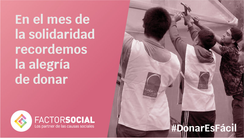 Factorsocial_FS's tweet photo. La hacemos entre todos! Te invitamos a ser parte de nuestras causas, porque sabemos que podemos cambiar el mundo. Visítanos en https://t.co/ObhyfweDWC y se un agente de FS #MesDeLaSolidaridad #FactorSocial #ÚneteALaCausa#TúHacesLaDiferencia https://t.co/VYz3SkyXU1