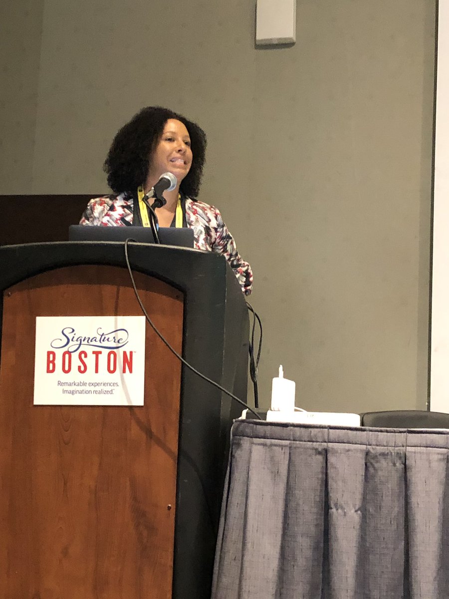 garimasharma11's tweet photo. .@jyinkathomas presenting paper on #impactinvest for women &amp; people of color owned businesses using interview &amp; #banalytics data @HoneymanConsult @BCorporation @AOM_OMT @AOM_OrgNatEnv @aom_sim https://t.co/5jxE10phZ2