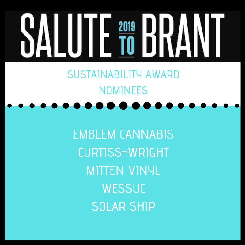 InvestinBrant's tweet photo. Sustainability Award (sponsored by Brant Municipal Enterprises) nominees are...
#SaluteToBrant #InvestInBrant https://t.co/pdQ8wVQnVc