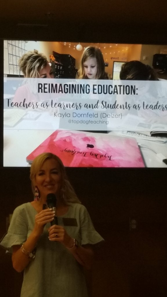 DBakkegard's tweet photo. Ready to #ignitelearningmn with a great group of educators. Kicking off the day with @TopDogTeaching to IGNITE some #backtoschool magic. @PrairiePublicED @LakesCountrySC @isd544 https://t.co/64QFoIuuhB
