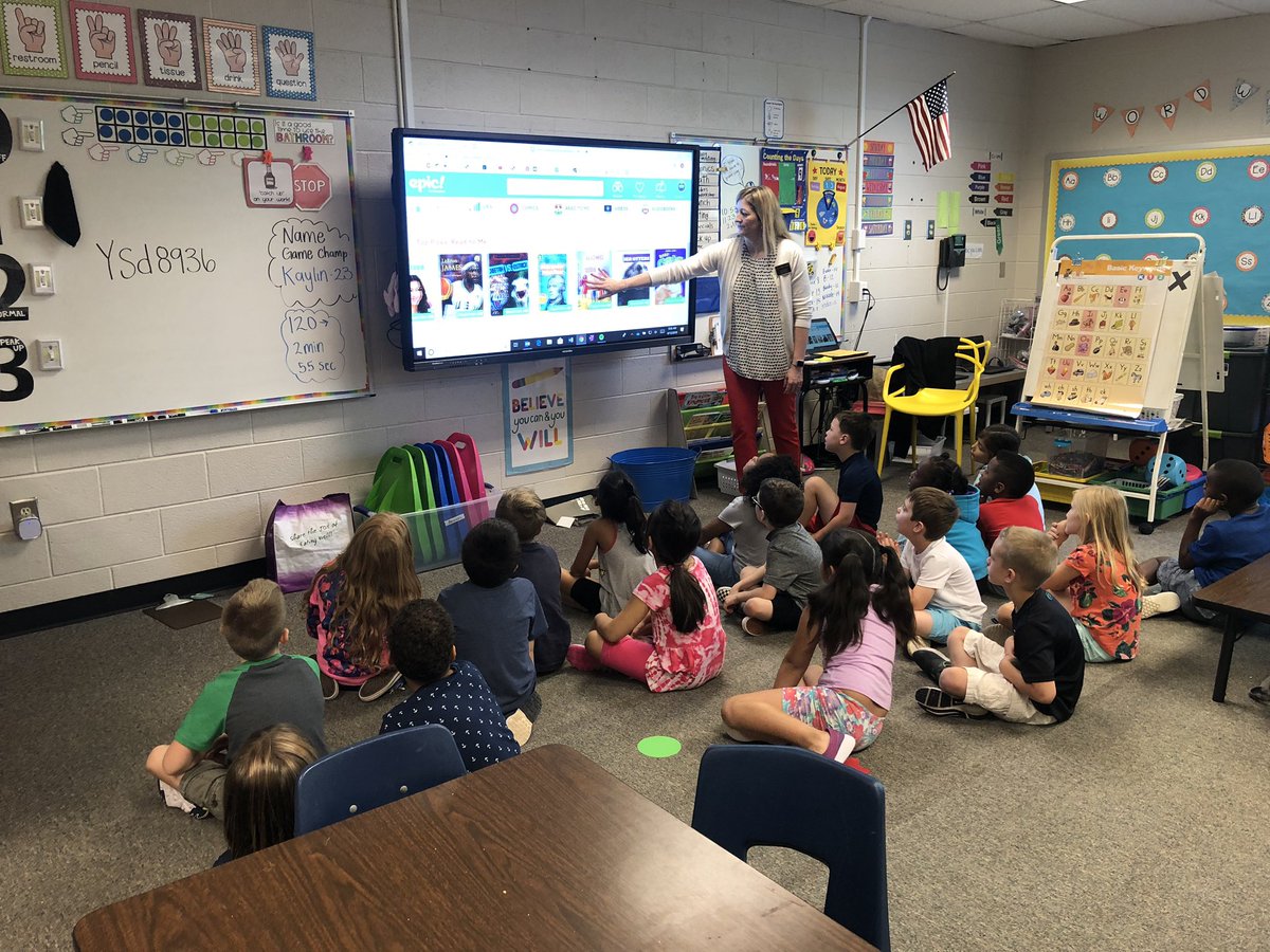 brookebnorris's tweet photo. Thank you @jparrishgore for getting us set up on @EpicKidsBooks today! We can’t wait to use it in our reading centers this year 📚 #BESbark @bullardbulldogs https://t.co/N5L1DZqBxC
