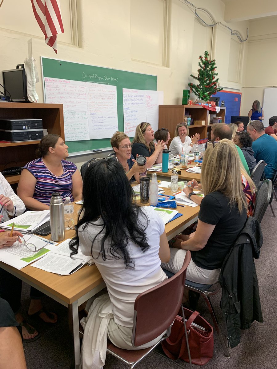 MacfarlaneErika's tweet photo. SCSD teachers practicing giving effective feedback to students using Echo,Elaborate or Explain #makeitexplicit https://t.co/1wqdOnoZf4