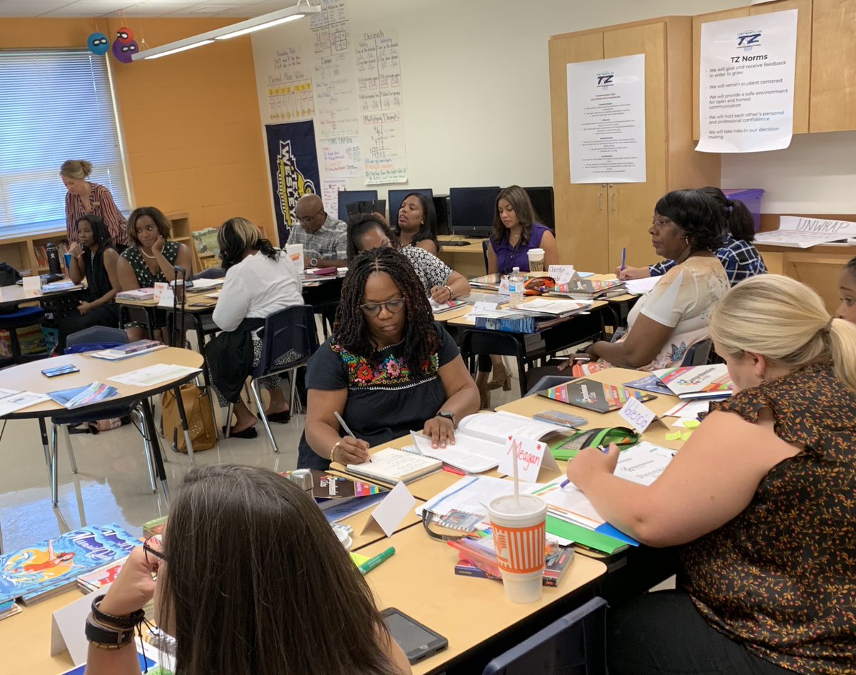 TZ and LAN coaches and principals preparing to lead the planning work for ELAR teachers this afternoon.  Learning and Teaching! Go team