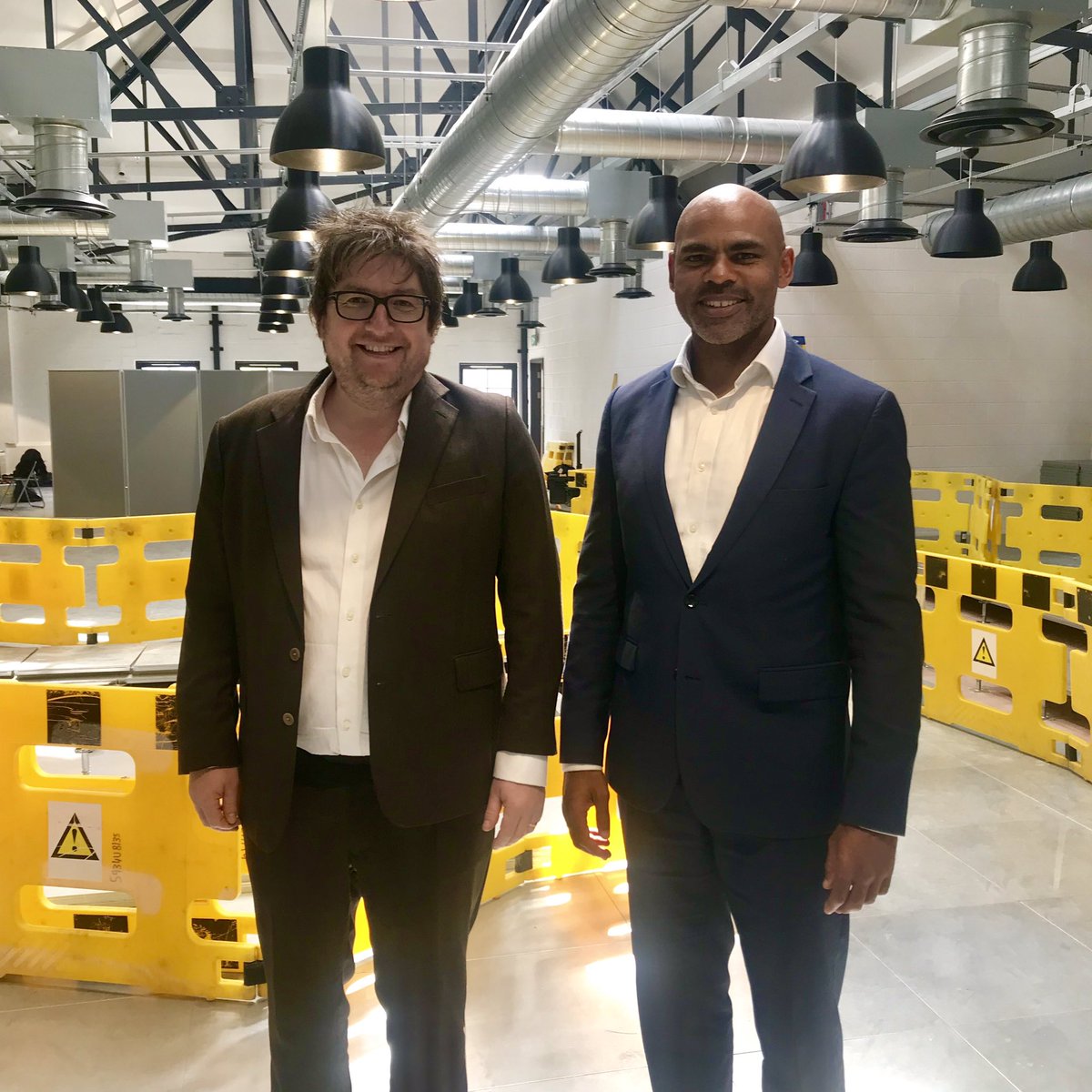 MarvinJRees's tweet photo. Great to have a catch up this morning with @gavinbcubex and Steven of @Palmer_Capital to see how the new @Channel4 creative hub is progressing and to hear more news about @FinzelsReach. #buildingabetterbristol MR https://t.co/hpTVIk1aWQ