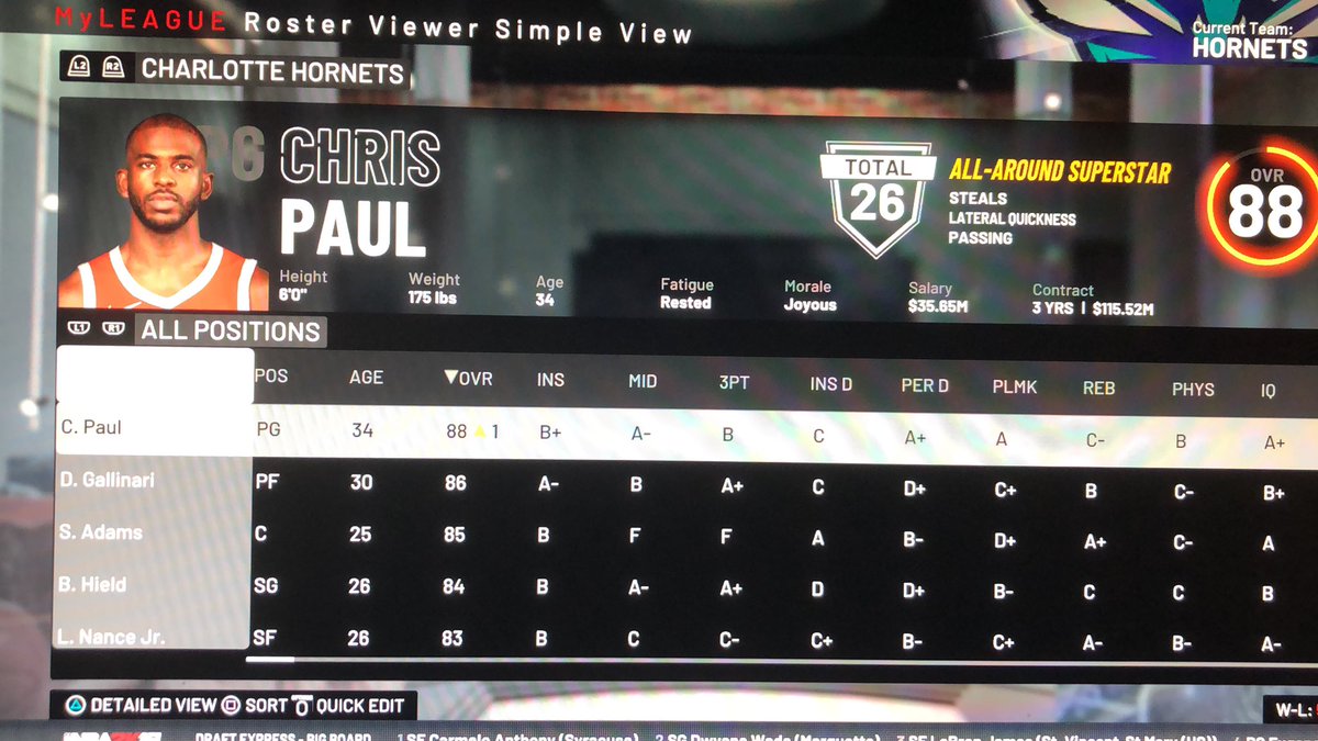 RedSwitch2100's tweet photo. @TheKOT4Q My 5 minute rebuilding challenge. Actually ended up winning a Championship and beat clippers in 5. https://t.co/GwkNvLW003
