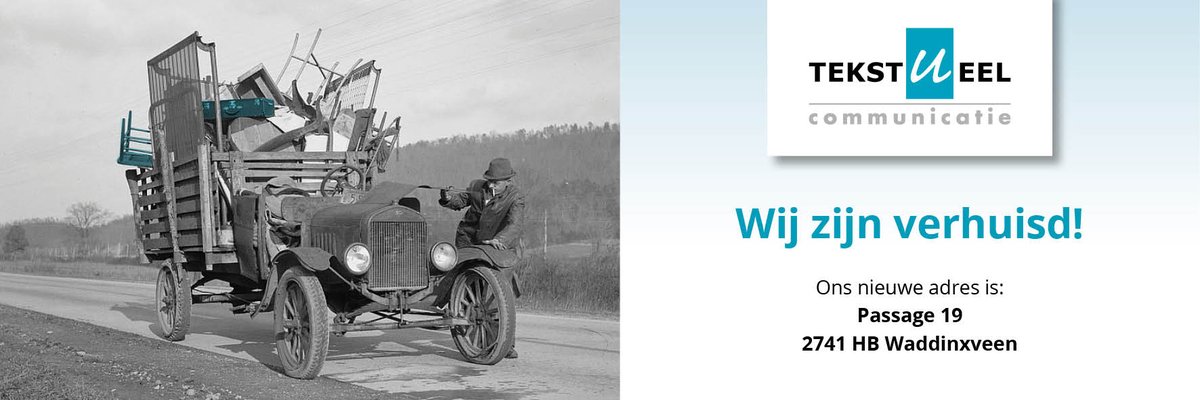 TekstUeel - communicatie tweet media