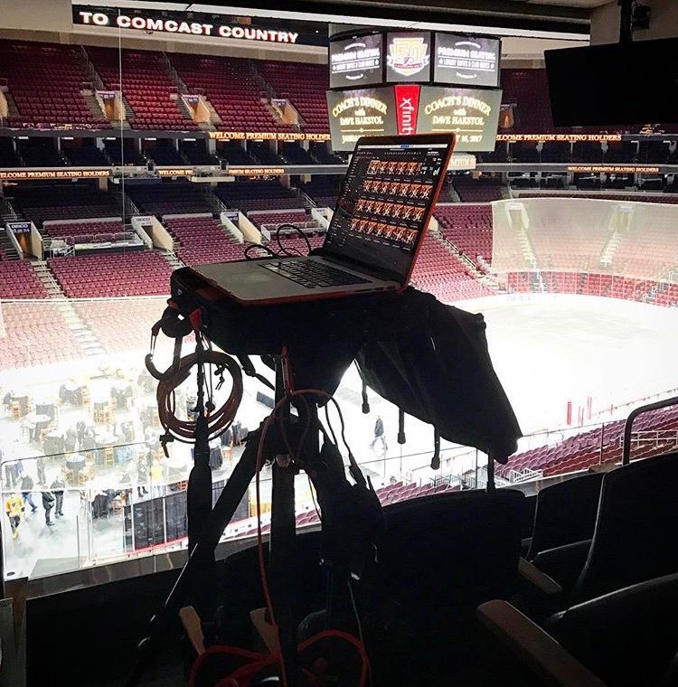 SeaportDigital's tweet photo. If you’re looking to place a laptop on a tripod check out the i-Visor LS Pro Mag! Use it as a sun hood or just a stand! https://t.co/VMXppdLYVc