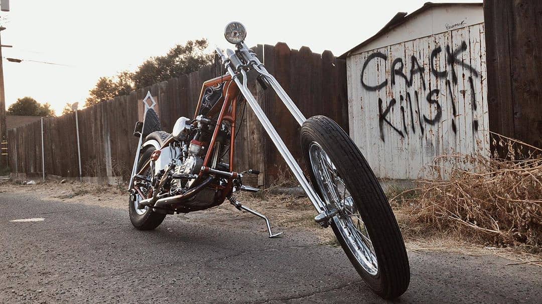 chopcult's tweet photo. Digging everything about https://t.co/mfDzgqfPhH chopper! Well done buddy! ๐ธ @chynnaface #chopcult #74ormore #chopper #enjoytheride https://t.co/EuBfOIzDGT
