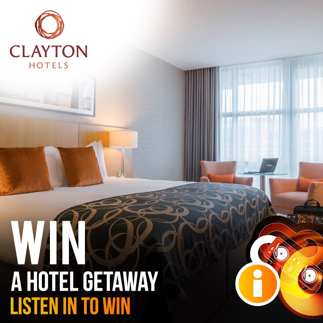 ThisisiRadio's tweet photo. Fancy a break away for two to Dublin with @ClaytonHotels? π₯ π
Tune into iRL with Sharron this evening to win.
#ClickOnClayton https://t.co/XNGdoaSqsK