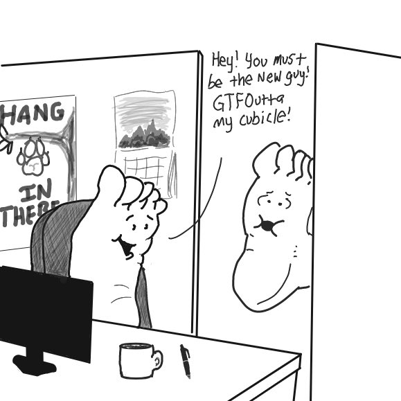 paneljammers's tweet photo. Started off on the wrong foot... 

#webcomics #cartooning #comicartists #artcommunity https://t.co/freS9YNtxE