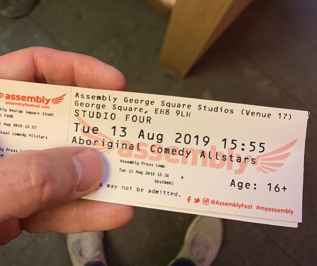 GrantStottOnAir's tweet photo. And another Fringe Binge Begins!! 

#Show13
#TheEdinburghShow 
#Fringe2019 https://t.co/YLfXYCllLU
