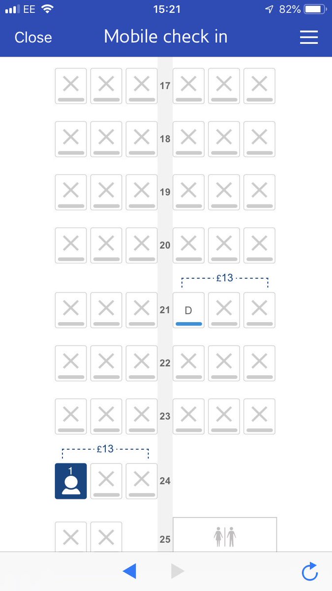 jasongdal2009's tweet image. 2 hours after a flight to Oslo tomorrow, this is the seat choice. A few spare single seats at £13. What a joke. 40+ flights in the last year, no more... #britishairways #customerlast #profitsfirst