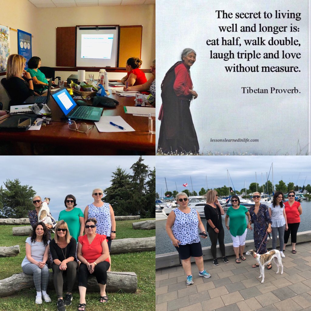 sasha_regier's tweet photo. Work & Wellness combined for team NWO yesterday. Long work day followed by nutrition concepts, green juice & Fruit! Ending the day with a walk around the Marina.
#workandwellness #wellnessmatters #youarewhatyoueat #fitness #bestteaminbanking #BoldlyGrowTheGood #bmo #findbalance https://t.co/oFt8Mnqy3x