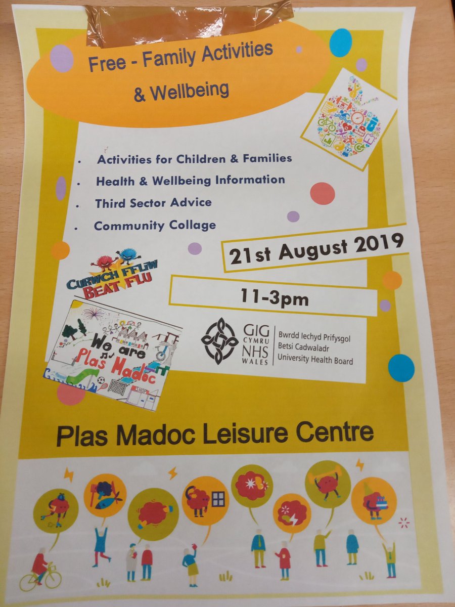 Preperations well underway for Plas Madocs first Health and Well-being day - information stand spaces are available @PlasMadocPlay @AVOWPlayProject @AvowWrexham @BCTWales @gwen_bct @eternal_media @WrexhamIFC @PlasMadocFC @susanelanjones @BCUHB @CommunityCareC2 @caniad_ @Hafal_