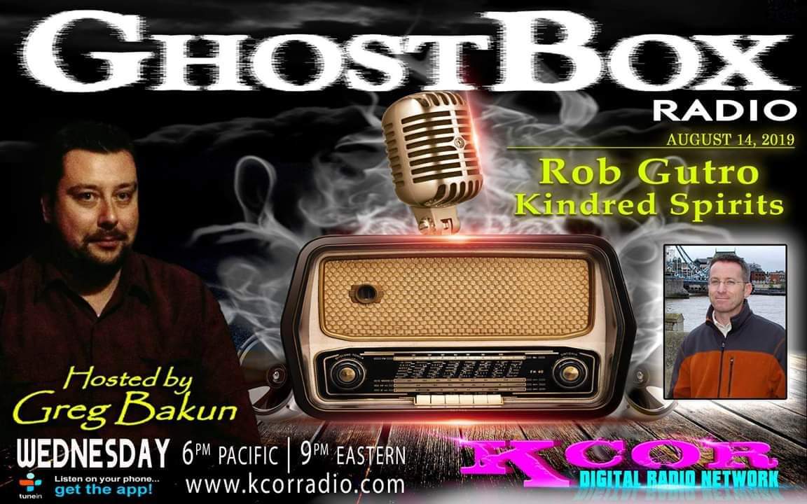 SoulsWayward's tweet photo. Join WSP's own Greg Bakun this week GhostBox Radio, as he talks with Author Rob Gutro about his book "Kindred Spirits"  8pm CST or 9 pm EST, Wednesday on the KCOR Digital Radio Network.
https://t.co/9XrU6nXnjM
#GhostBoxRadio #AuthorRobGutro #KindredSpirits
#WaywardSoulsPromotions https://t.co/1rDazNHEE5