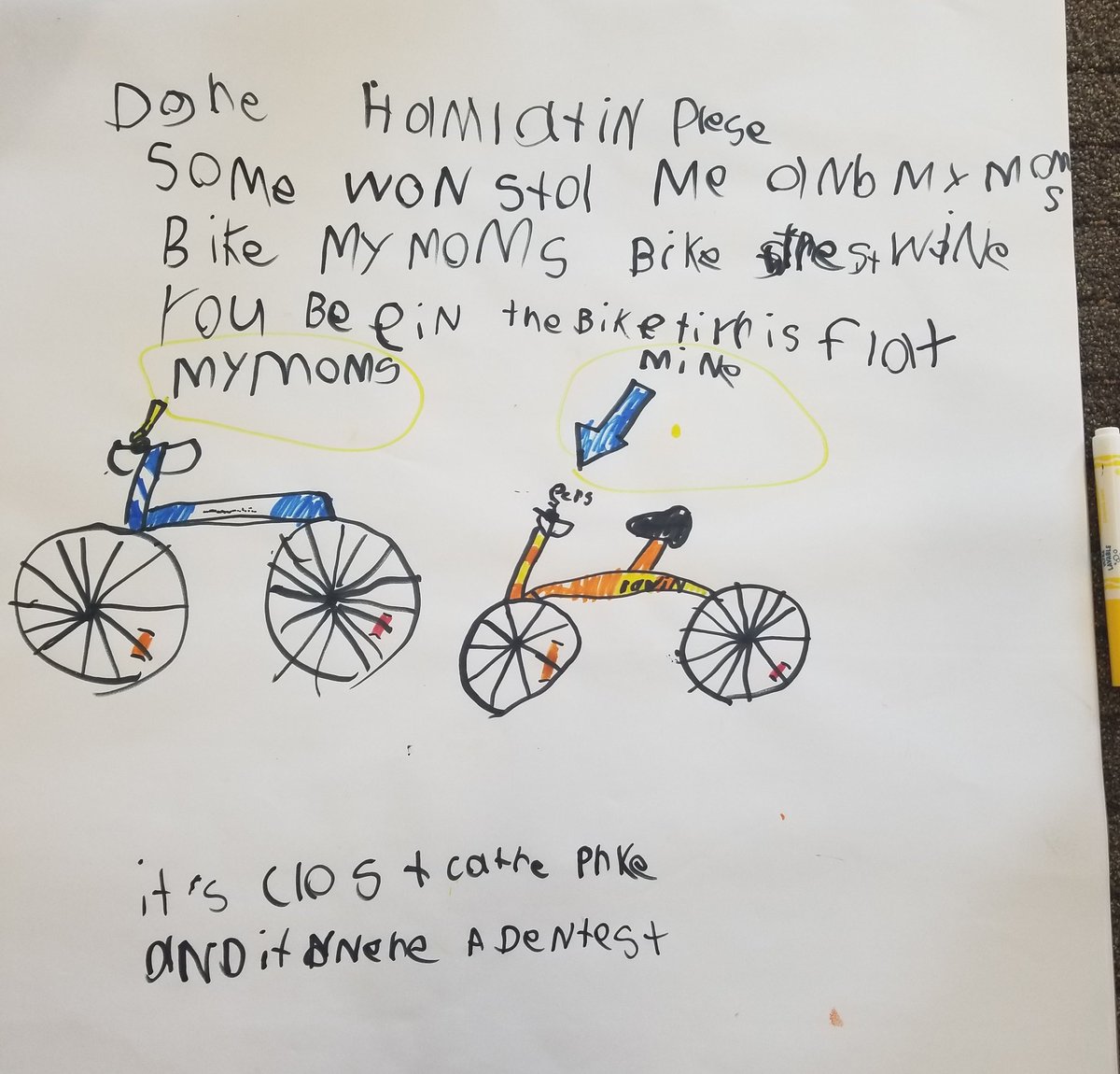 glimpseofteach's tweet photo. ATTN: @HamiltonPolice a student at @HWDSBCampPower wrote a letter to you today about two bikes that were stolen from his house yesterday. He has provided a description and location. HAVE YOU SEEN THESE BIKES?! https://t.co/0n1YFp92VE