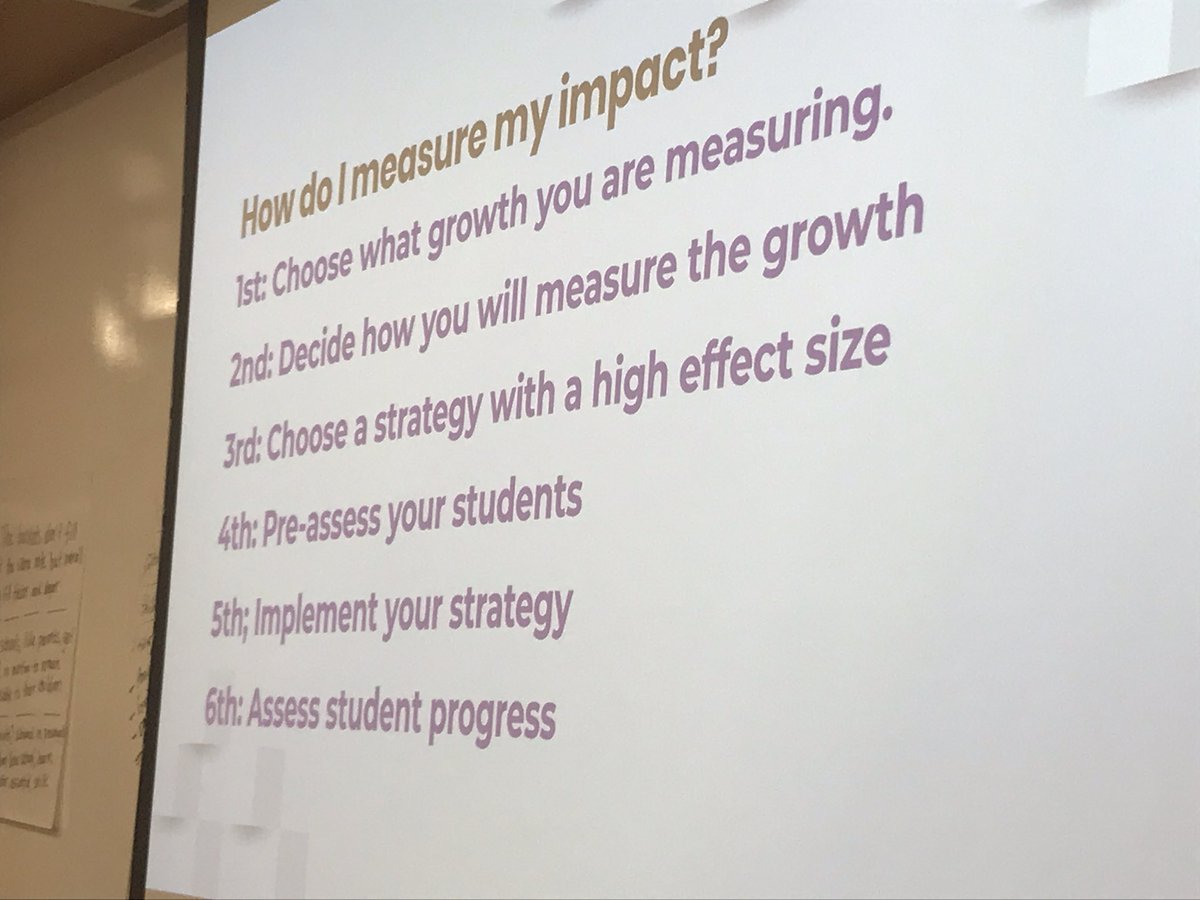 peteradry's tweet image. Today the faculty challenged themselves to dig deep into Hattie’s work and had great examples of the positive impact this work is having on student learning #knowthyimpact @john_hattie @VisibleLearning #prinprogress
