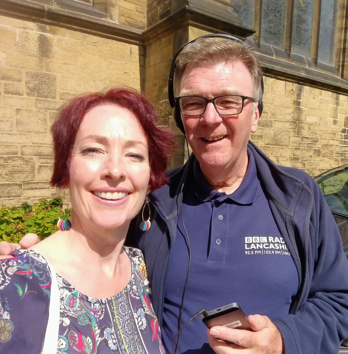 Had a great time up at St Silas Church with the <a href="/nightsafe/">Night_Ride_Safe</a> team this afternoon. It was <a href="/DIYSOS/">DIY SOS</a> Trades Day for the Big Build in September. We were on air with <a href="/Gillylancs/">John Gillmore</a> and <a href="/NishmaHindocha/">Nishma Hindocha</a> <a href="/BBCLancashire/">BBC Lancashire</a> chatting all things DIY and #cycleseptember too with <a href="/lovetoridelancs/">Love to Ride Lancs</a>