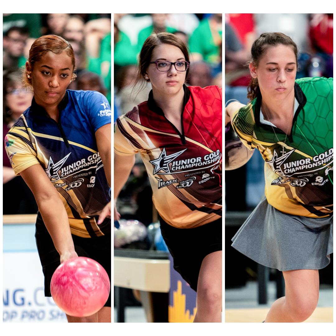 Youth_bowling's tweet photo. Which one of these young ladies will be the 2019 Junior Gold Champion for the girl's division? Make sure to tune-in tonight at 8 pm EST, only on CBS Sports Network.
#JuniorGold2019 #JuniorGold19 #TeamEBI #JG19 #JG2019 #YouthBowling #AFFTS https://t.co/pb6FAdZmxU