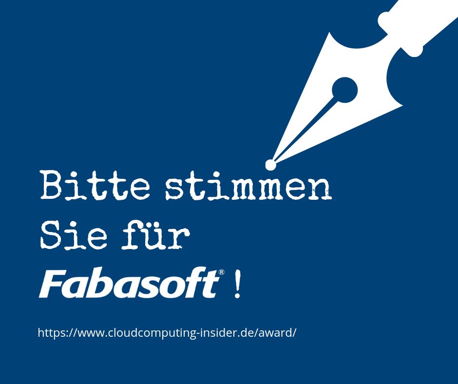 Fabasoft's tweet photo. Fabasoft für den @cloudinsiderde CloudComputing-Insider AWARD 2019 in der Kategorie "Cloud ECM" nominiert!
Wir freuen uns über Ihre Stimme :-) - die Abstimmung läuft noch bis 31. August: https://t.co/9sig7KKKWJ
#awards #CloudECM https://t.co/D9i0dzM7E0
