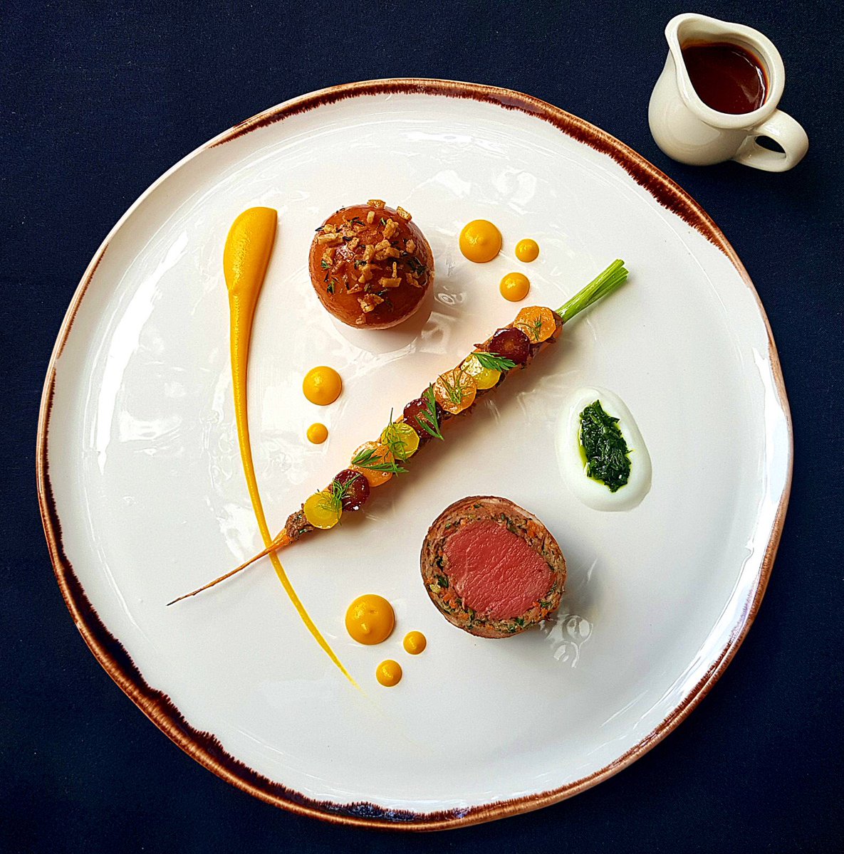 Alliance__UK's tweet photo. Our sixth dish from this year’s TE MANA Challenge is “Dish Of The Habit (The Duo of Lamb)”.
By Lee Ladislav Poustevnik who is the head chef at Beales Gourmet 😎 You can vote for  Lee’s dish at https://t.co/mNa4sm9dDa @BealesGourmet1 
#TEMANAchallenge19 https://t.co/7tk40meLdy