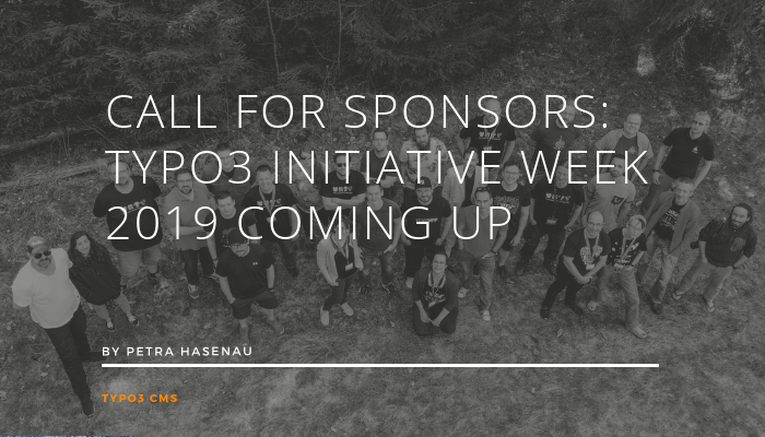 typo3's tweet photo. We’re thrilled to announce the birth of TYPO3 Initiative Week! The event combines the formerly known TYPO3 User eXperience Week (#T3UXW) with the #TYPO3 Strategy Groups. Become one of the event’s sponsors and support it now! 🤩 #T3INIT19
https://t.co/KYMS3hBRcj https://t.co/T8JhkSvHIn