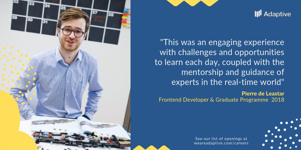 WeAreAdaptive's tweet photo. We don't want to let the #YouthDay2019 pass without reminding you all how important the work of younger generations is 🏆🎉 We're proud promoters of a #GradsProgramme to help #YoungTalent build their #career in a diverse, fun and challenging environment 👀 https://t.co/hU31UaJfEM https://t.co/0sllG9RNlo