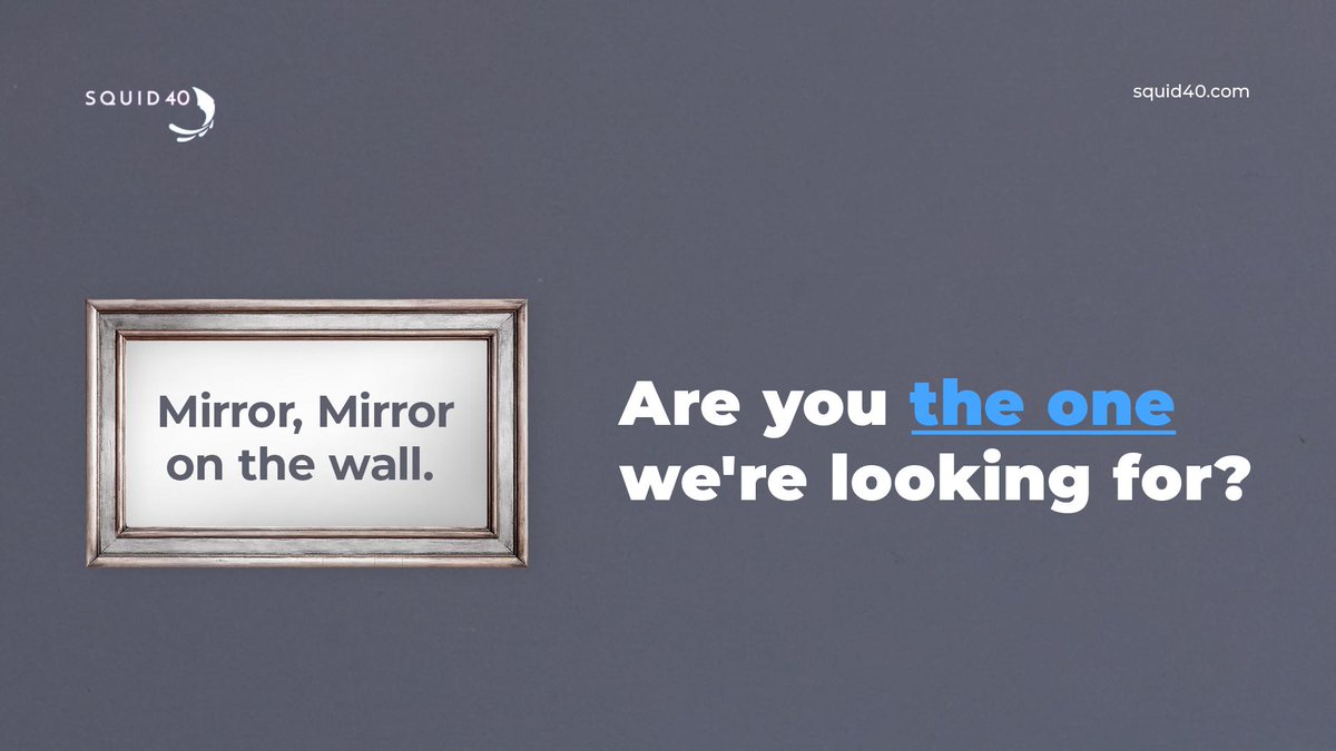 Squid_40's tweet image. Most probably, you've heard the story, but maybe it's time to write your own digital squid fairytale. 🧝‍♂️

Worth taking a look: squid40.com/careers/

#weareSquid40 #innovationstudio #bestdevs #FollowTheInk