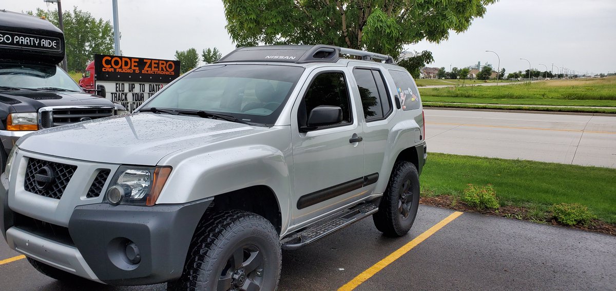 CodeZeroFargo's tweet image. We added a 30% tint to the front windows of this Nissan Xterra as well as a 5% tint strip!
#codezero #czdoesit #windowtint #Nissan