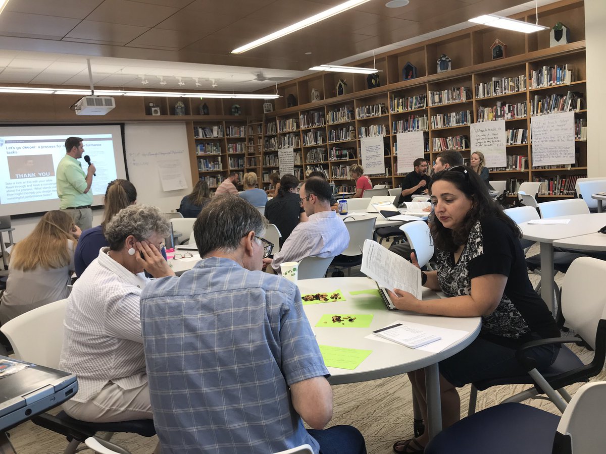 peteradry's tweet image. Thanks @jaymctighe for your work on performance tasks. Faculty working to better understand how to use performance tasks to increase engagement and relevant in their classrooms @PrincipiaSchool #prinprogress @IndySchoolsSTL @NAISnetwork @ISACSnews
