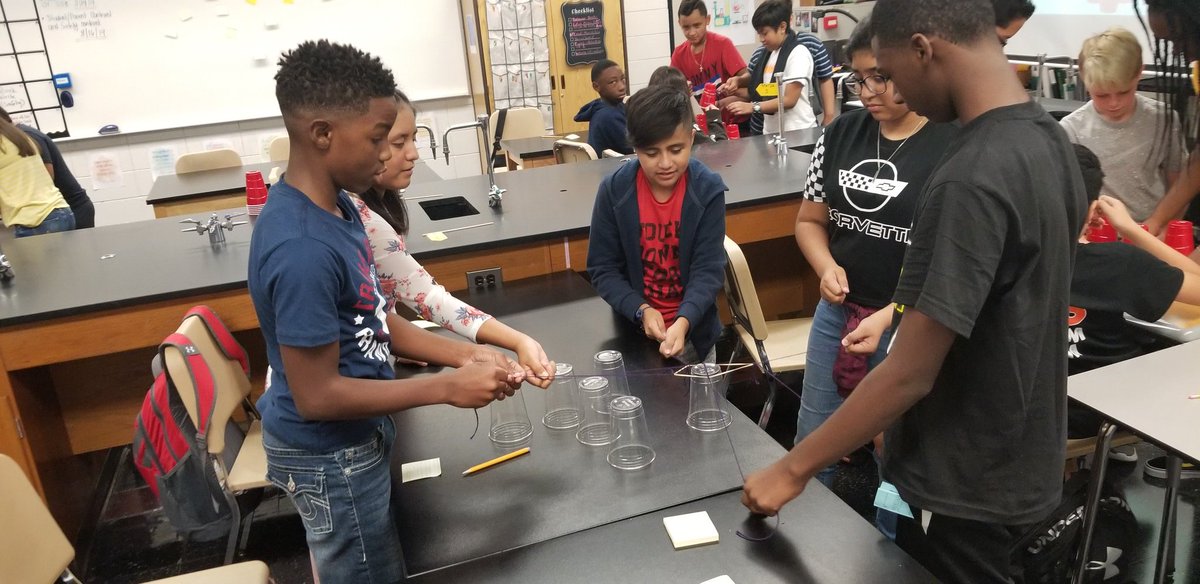 HamlinSowell's tweet photo. @HumbleISD_SMS Stack-Em Pyramid building teamwork in Science https://t.co/ijZJzG7oJk