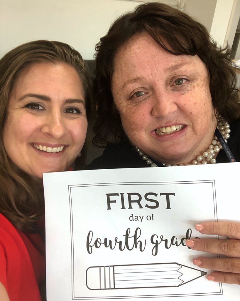 Happy 1st day of school! Hitting milestones this year. 1st year in grade 4, 13th year teaching &amp; 30th year in school!  I can’t wait for this next adventure w amazing teammates &amp; kiddos @dwightseoul #internationalteacher #firstdayofschool #ignitingthesparkofgenius #fabulousfourth