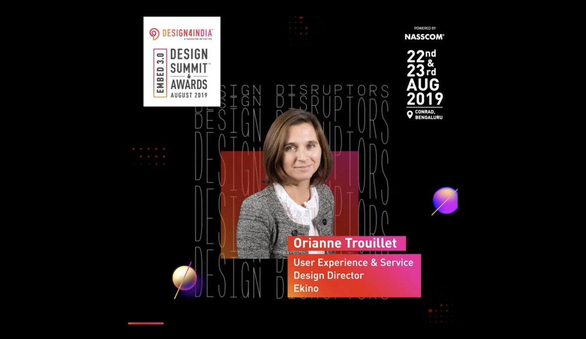 I'll be giving a talk on delivering exceptional omni-channel experiences at the Nasscom Design4India Summit on August 23rd in Bengalore #ekino #designsummit #thinkdesign #customerexperience #uxdesign 
Find out more about it on: bit.ly/2TtTymd