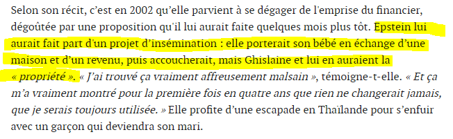  Un projet qu'il aurait proposé à une vingtaine de jeunes femmes car il voulait "protéger ses gênes supérieurs".