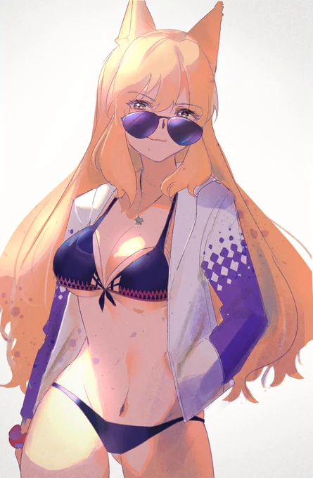 水着鈴鹿礼装ありがとう・・ #FGO 