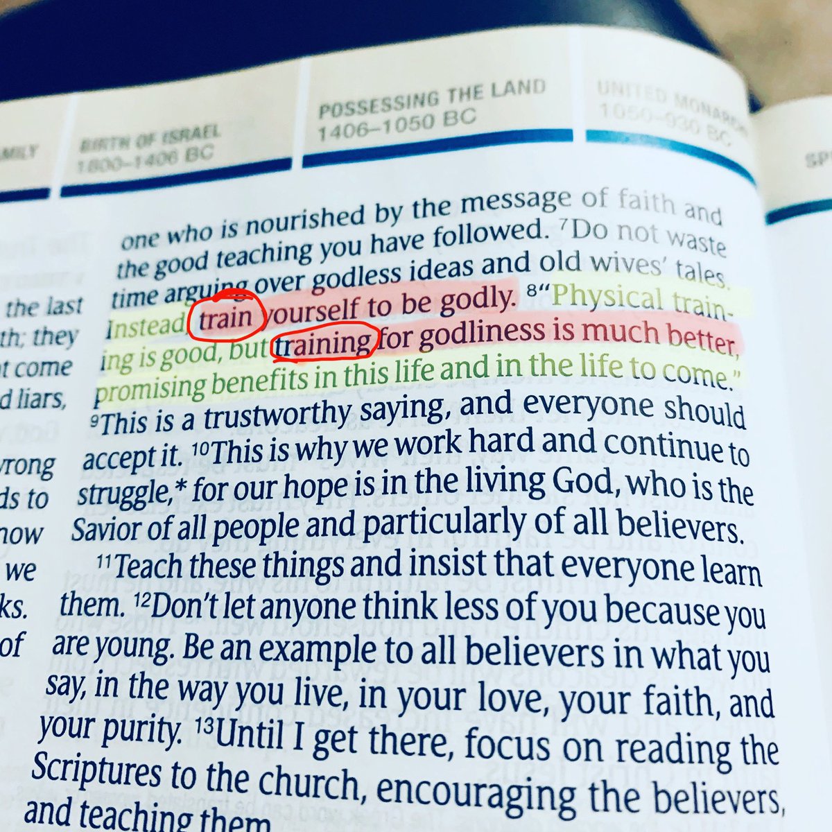 lewischris's tweet photo. It’s great 2take care of our bodies physically. It’s more important 2practice good soul care. Interesting word choice:training for godliness. No one drifts toward holiness,It’s a discipline &amp; must be practiced &amp; exercised 2develop &amp; mature. #passionatepursuit #soulcare #training https://t.co/RvkuJsHZtQ