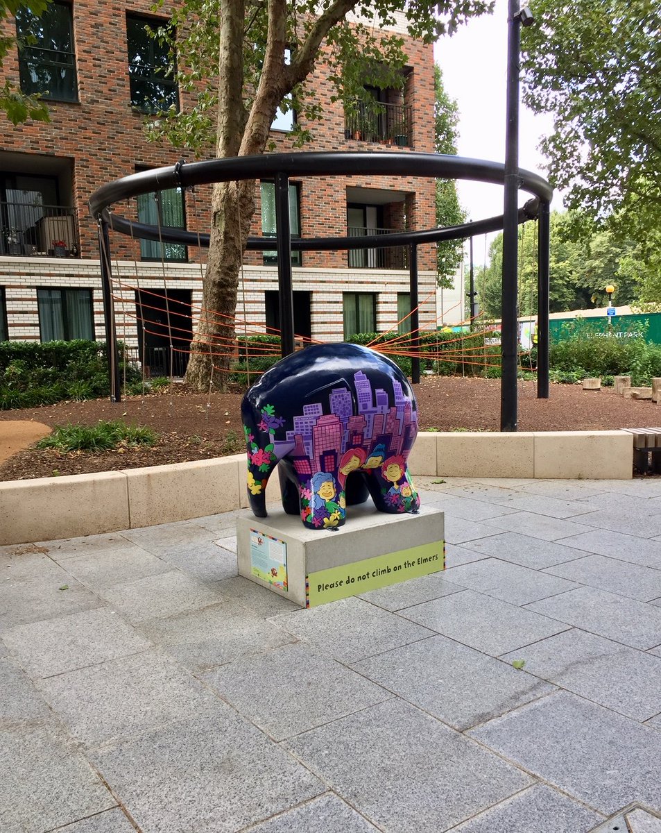 🥁New art trail this summer🥁
We’ve been keeping it under wraps…until now! Communities in &amp; around <a href="/ElephantParkLDN/">Elephant Park</a> present #ElmerAtTheElephant for Elmer’s 30th birthday - celebrating Elephant &amp; Castle and its people. Until 27 Oct 2019: elephantpark.co.uk/elmer/
#Elmer30