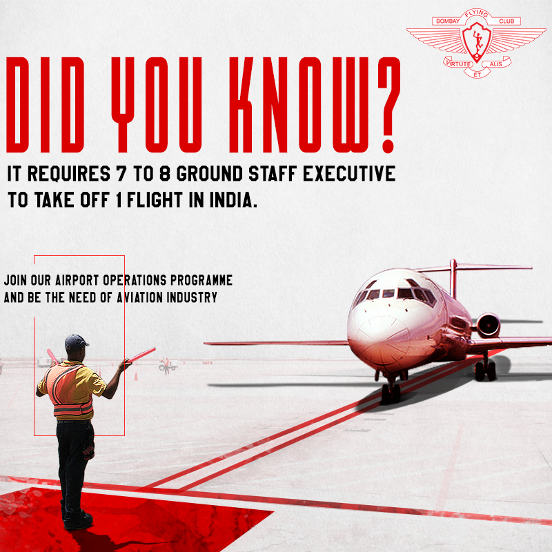 FlyingClub1928's tweet photo. The need and demand for efficient ground staff are considerably increasing.  The number of airports in the country is set to grow from 100 to 400 giving four times increase to the airport and other jobs.

Visit our website: https://t.co/AK5DtKSNax

#BombayFlyingClub | #BFC https://t.co/5o01ub1wEK