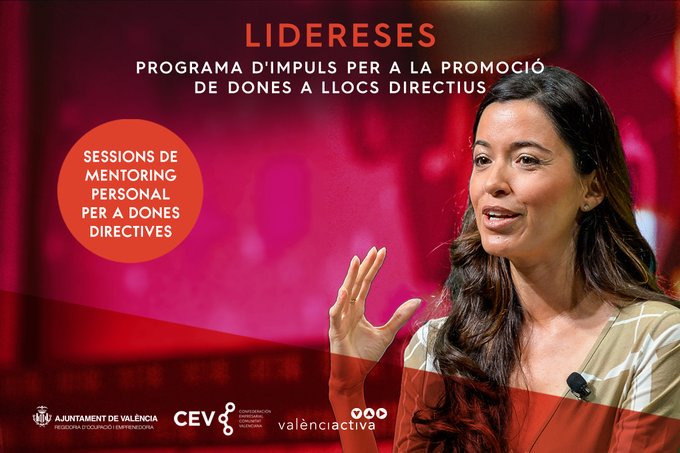🙋‍♀🙋‍♀?Conoces "Lideresas"?

<a href="/valenciactiva_/">València Activa</a> y la <a href="/CEV_CV/">CEV</a> han creado un programa para la promoción de #mujeres en puestos directivos👩‍💼

¡València está con el talento femenino🧠👩‍🎓! Apúntate❗

Más info⬇
bit.ly/2ww5TeQ