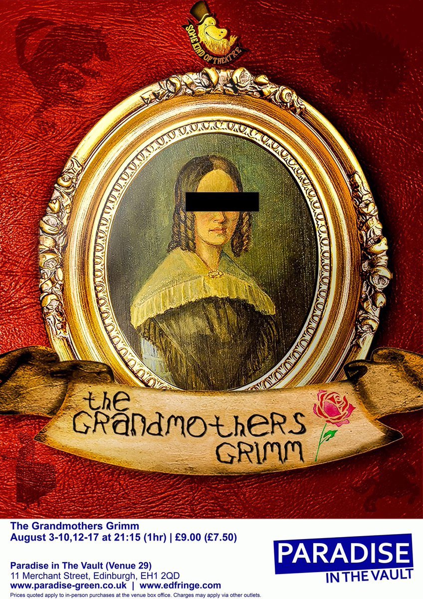 RHHaleAuthor's tweet photo. .@JustinSkelton Fantabulous performance in Grandmothers Grimm last night, sir. Loved the show. Well done everyone! 👏

#EdFringe19 @SKOTheatre 
#EeeHaw https://t.co/3zrDhC3uY0