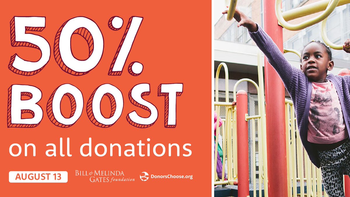 DonorsChoose tweet media