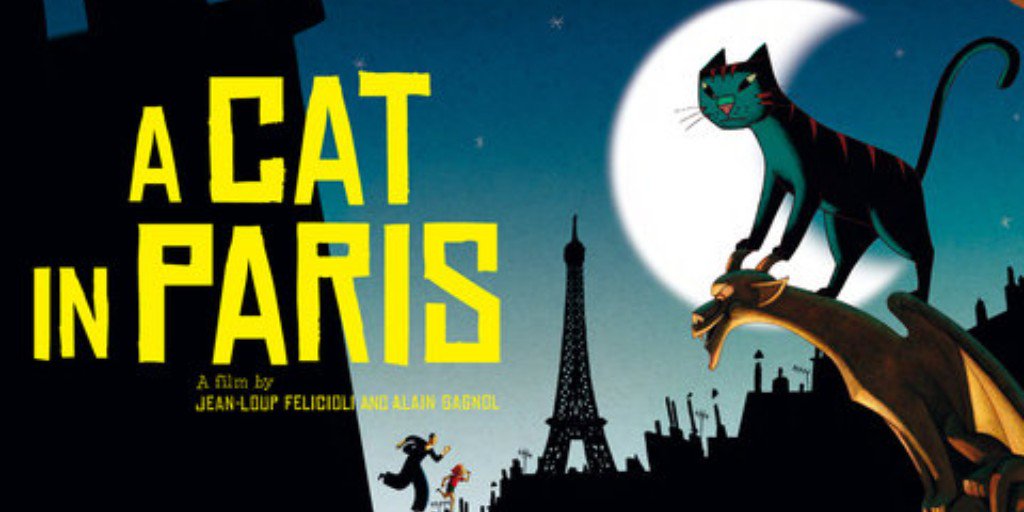 bfdcityoffilm's tweet photo. A Cat in Paris will be slinking its way to the Big Screen @CityParkBD tomorrow. @bradford_bid bottle give away and @MyLivingWell1 #Shakeup from 10.30, film starts at 11. Screening will take place whatever the weather! @bradfordlibs247 @bradfordmdc @YorkshireTots #bradford2025 https://t.co/mP9lWd8BCr