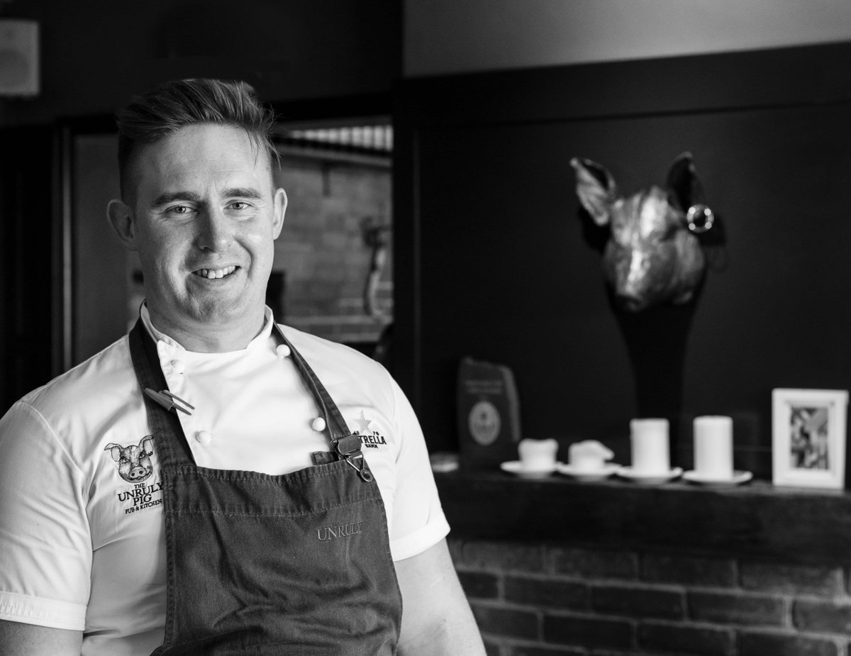 Our Head Chef,  Dave Wall is competing in the Great British Pub Awards today. He'll be up against some of the best chefs in the country and were wishing him the best of luck! Not that he'll need it.  ⭐

#pub #food #headchef #gourmet #gastro #greatbritishpub #chef #unrulypig