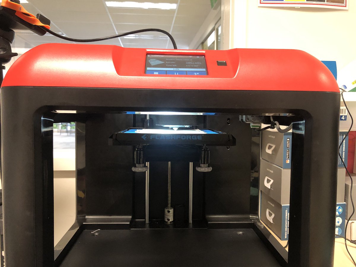 sbedesbn's tweet photo. Our Year 5/6 students have been designing 3D models in Tinkercad and this week we started to print some of these using our new 3D printer! Exciting times! #tinkercad #3Dprinting https://t.co/ifR2ozaRxo