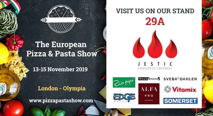 Pizzapastashow's tweet photo. Meet Our Sponsor - @Jestic_Ltd - Register here https://t.co/aJnfLL2Ukv for a #freepass to the @Pizzapastashow to discover full range of #Professional #kitchen #equipment from the leading brands #pizzapastashow #epps2019 #eppshow #olympia #london #jestic #foodservice https://t.co/S6XSSlMwMW