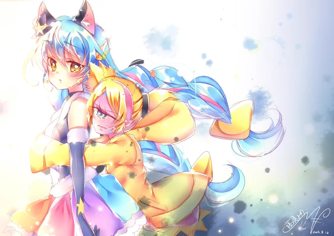 今週の話観てからどうしても描きたかった!(*'ω`*)?
#precure  #プリキュア 