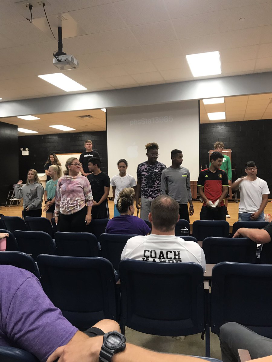 PHSReaperBand's tweet photo. #phs4achange thanks for coming to talk to our teachers! https://t.co/sqo03DbOKf