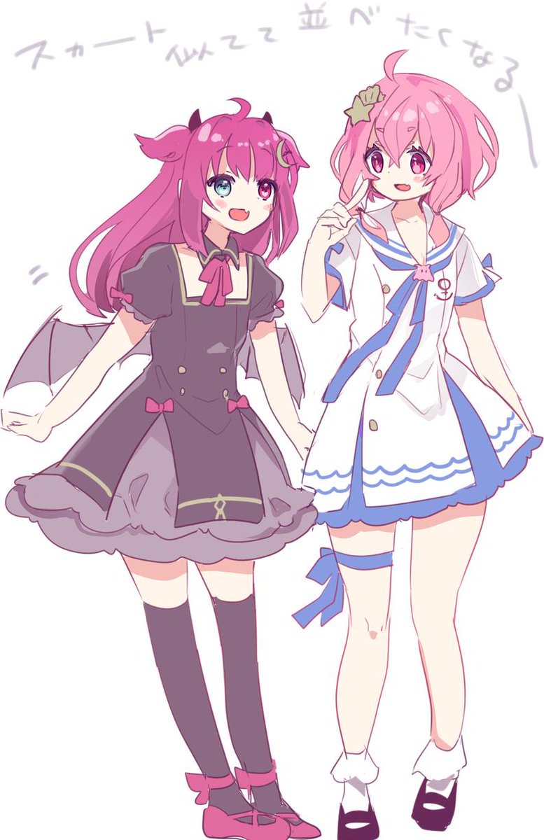 笹木咲 「#ロアート #笹の絵
アホ毛やえ歯で結構共通項多いのだな…と思いました
かわいい」|若鶏にこみ@きらら5月号〜連載🌿のイラスト