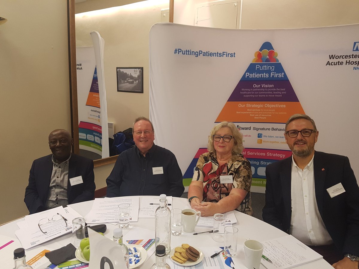 JasperTrevelyan's tweet image. Fantastic morning at Worcestershire Acute clinical strategy development day. Great patient representatives and engagement #PuttingPatientsFirst #worcestershireacute #clinicalstrategy #4ward